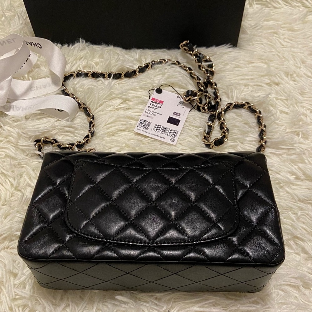Chanel Mini Flap Bag (Free Dior Lip Glow) - Picture 7 of 17